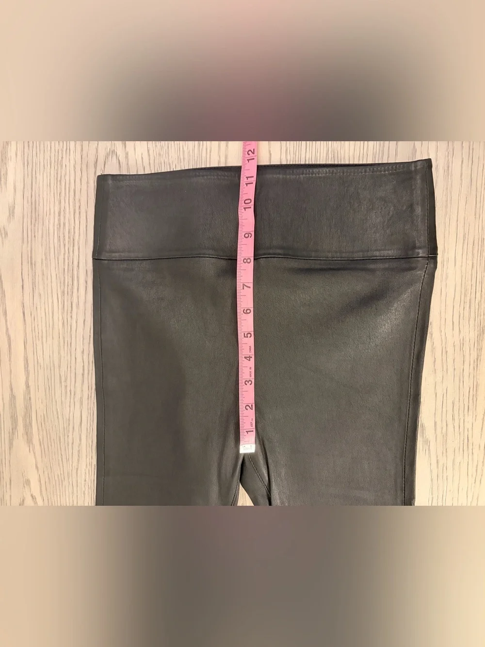 NWT SPRWMN High Waist Black Crop Flare Leggings Size S - Picture 8 of 10